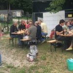 Grillen beim Bootshaus